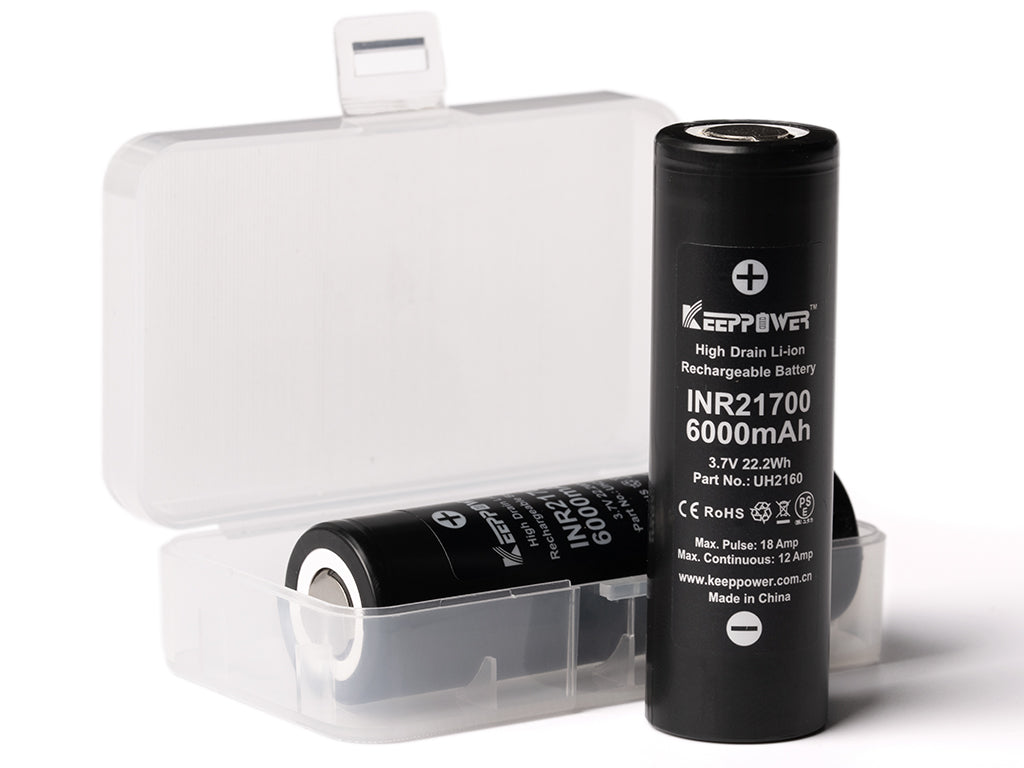 Keeppower INR21700 6000mAh 3,7V Li-ion Akku 12A (konstant)