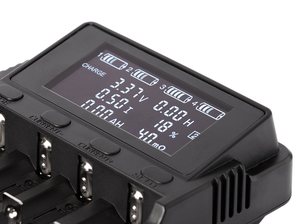 Keeppower L4 - Ladegerät für Li-Ion 3,6V - 3,7V und NIMH 1,5V Akkus