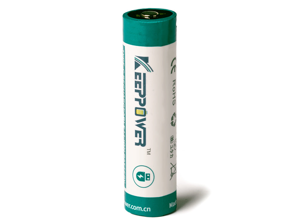 Keeppower 18650 - *4000mAh, Li-Ionen 3,7V - 3,6V - **PCB geschützt, mit USB-C Lademöglichkeit P1840TC