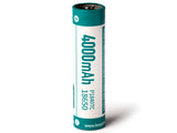 Keeppower 18650 - *4000mAh, Li-Ionen 3,7V - 3,6V - **PCB geschützt, mit USB-C Lademöglichkeit P1840TC