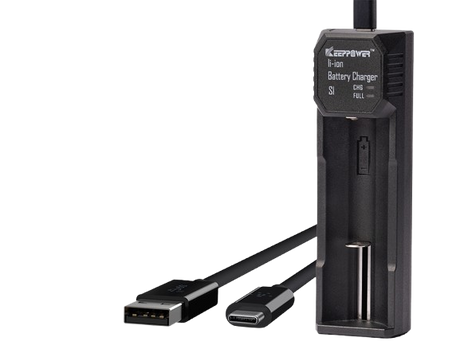 Keeppower S1 Ladegerät für Li-Ion Akkus 18650–32650 | Schnellladung 2A | 26800 mit ud ohne PCB