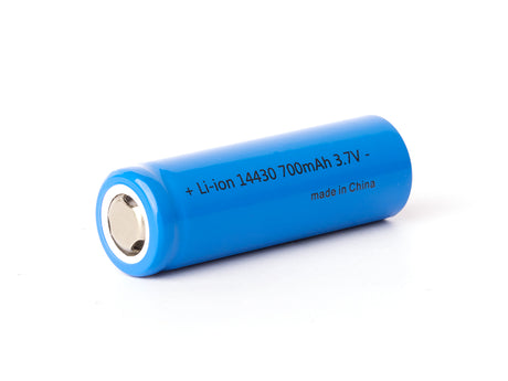 Keeppower 14430 - 700mAh¹ 3,6V - 3,7V Lithium-Ionen-Zelle (ohne Schutzelektronik)