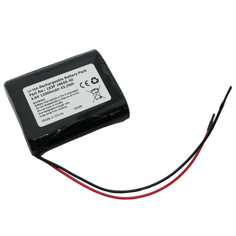 Keeppower 1S3P -18650 - 12000mAh - 3,6V -3,7V Li-Ion Akkupack mit BMS-Schutz mit Kabelanschluss