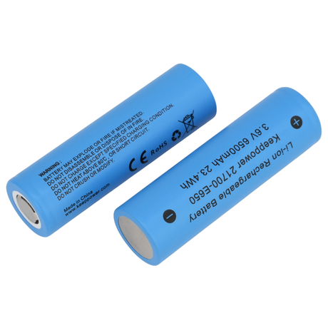 Keeppower 21700-E650 - 6500mAh, 3,6V-3,7V Li-ion Akku 13A (konstant)