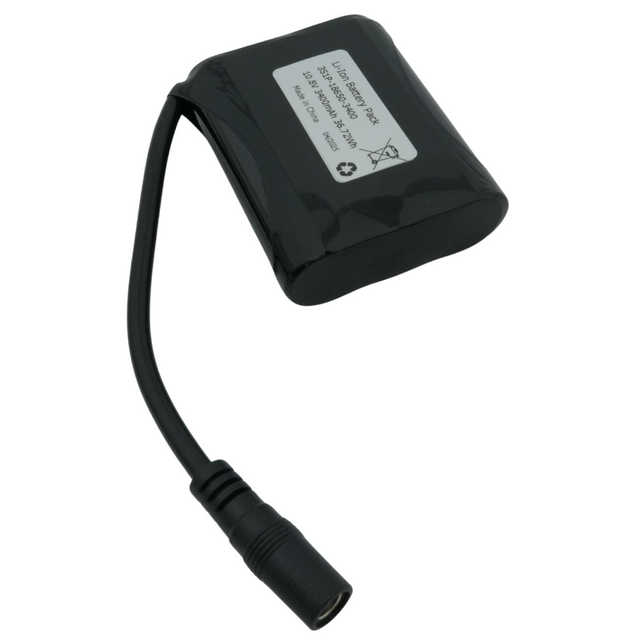 Keeppower 3S1P -18650 - 3400mAh - 10,8V Li-Ion Akkupack mit BMS-Schutz mit DC Anschluss