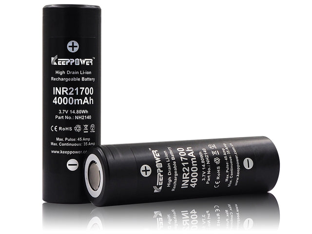 Keeppower INR21700 – 4000mAh, 3,6V – High-Drain Li-Ion Akku