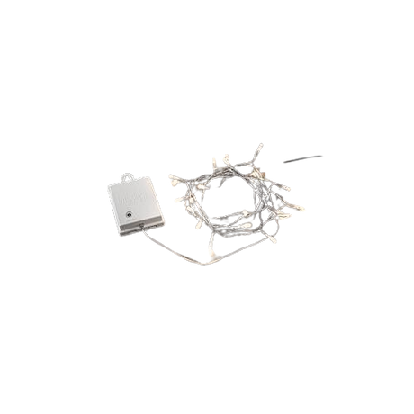 Konstsmide LED Lichterkett.trans.80 ww LED 3728-103 Timer, Batteriebetrieb