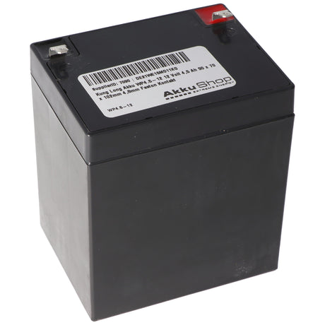 Kung Long Akku WP4.5-12 12 Volt 4,5 Ah 90 x 70 x 102mm 4,8mm Faston Kontakt