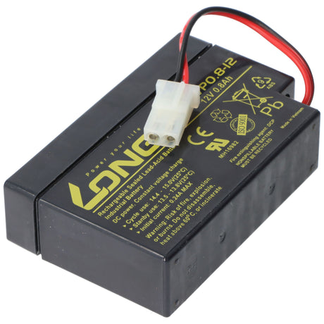 Kung Long WP0.8-12 Blei-Vlies-Akku, 12Volt, 0,8Ah mit AMP Stecker