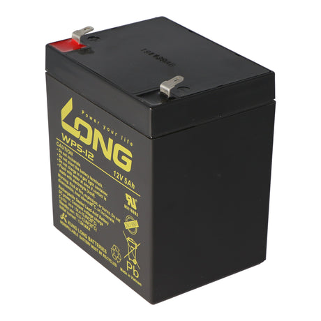Kung Long WP5-12 Blei Akku 12 Volt 5Ah z.B. passend für den Batterypack APCRBC140 von APC, es werden dazu 16 Stück benötigt