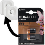 Batterien passend für 2 Ledvance SMART+ Motion Sensor, Osram SMART+ Motion Sensor Bewegungsmelder Doppelpack Duracell CR2 Lithium Batterie
