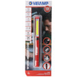 LED-Taschenlampe 1 Watt, COB 3 Watt, batteriebetriebene 2in1 Arbeitsleuchte, mit Magnet und Clip, inklusive Batterien