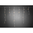 LED Eisregen-Lichtervorhang außen 80 flg warmweiß, batteriebetrieben 3739-102