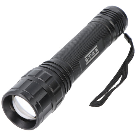 Velamp LED Stabtaschenlampe, LED CREE XPH 20W mit Zoom, für 6x AA Batterien