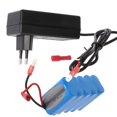 AccuCell Ladegerät passend für Rotomatic Akku DS1000S, RotoMatic DS1000S, ZEL Akku 12 V, RT2 SF G1 RotoMatic RT1