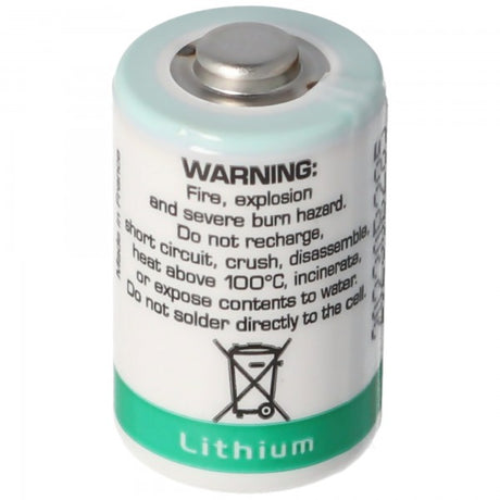 SAFT LS14250 3,6V 1100mAh Lithium Batterie Li-SOCI2 Size 1/2 AA