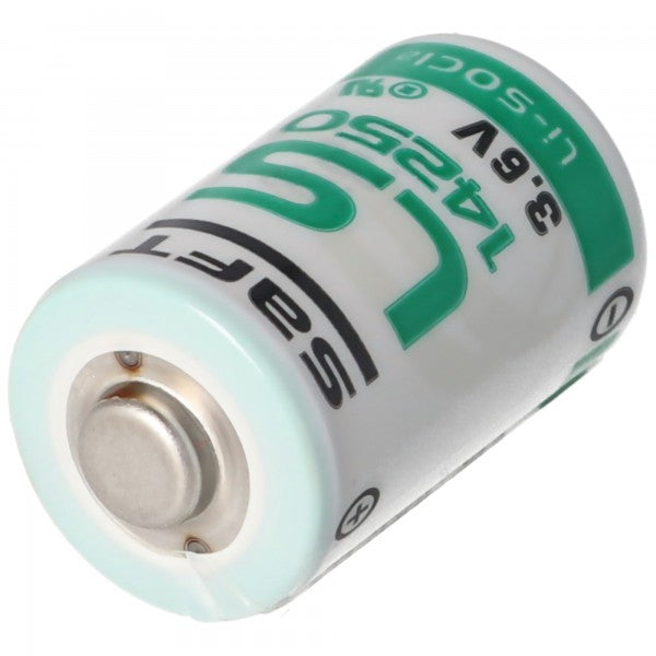 SAFT LS14250 3,6V 1100mAh Lithium Batterie Li-SOCI2 Size 1/2 AA