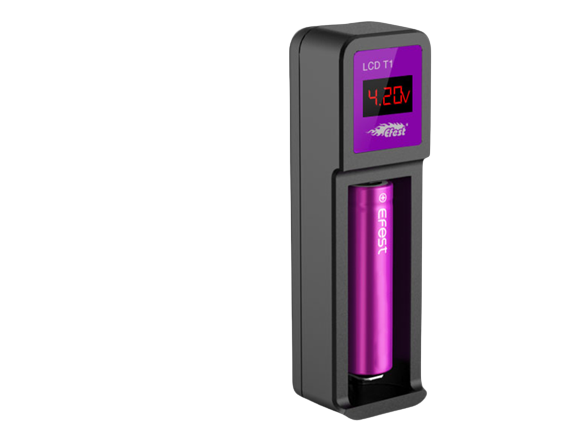 Efest LUC T1 Tester: Li-Ion-Akkutester mit LCD-Display