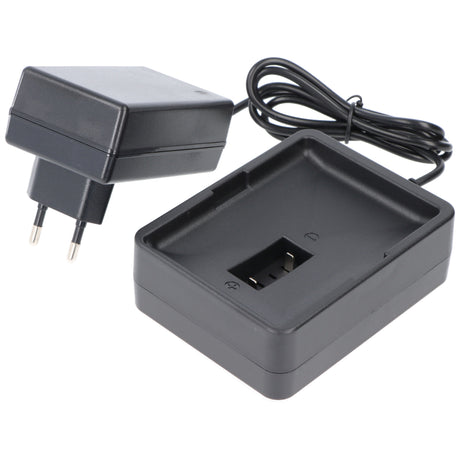 AccuCell Ladegerät passend für AEG BS12CA, AEG CD100, lädt AEG 130503001, BPL-1220, für 10,8 bis 12 Volt Lithium-Ionen Akkus