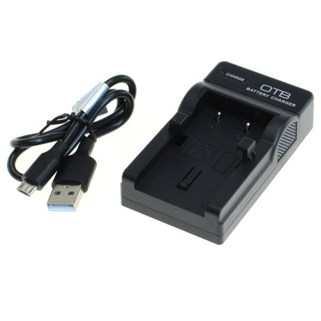 OTB Ladegerät passend für Sanyo DB-L10, Olympus Li-10B, Li-12B
