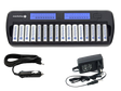 everActive NC-1600 Mikroprozessor-gesteuertes NIMH Ladegerät mit LCD-D