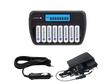 Everactive NC-800 NIMH-/NiCd Ladegerät mit LCD-Display für 1-8 AA/AAA 