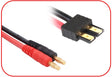 Ladekabel 4mm Goldkontaktstecker passend f. Traxxas 150mm