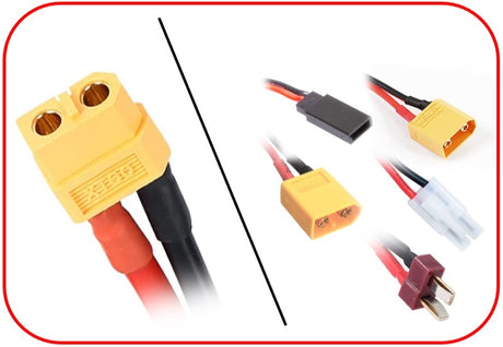 Absima Ladekabel XT60 - XT60/XT90/T-Plug/Tamiya/FUT/JR