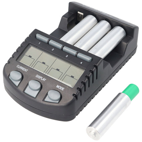 AccuCell Lady LR1 Size N NiMH Akku, Ladeadapter und LCD Ladegerät 200mAh Ladestrom