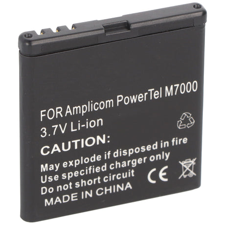 AccuCell Li-Ion-Akku 1000mAh 3.7V für Handy Akku CM504442APR, Amplicom PowerTel M6700, M6700L, M7000