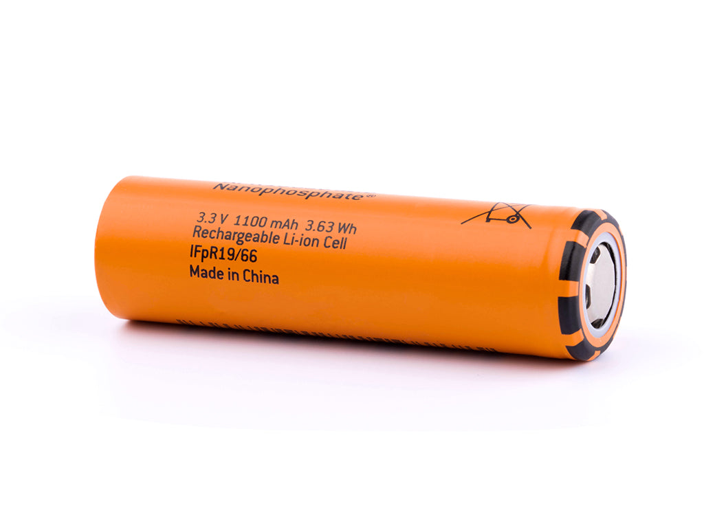 Lithium Werks APR18650M1B 1100mAh 3,2V - 3,3V LiFePo4 Akku