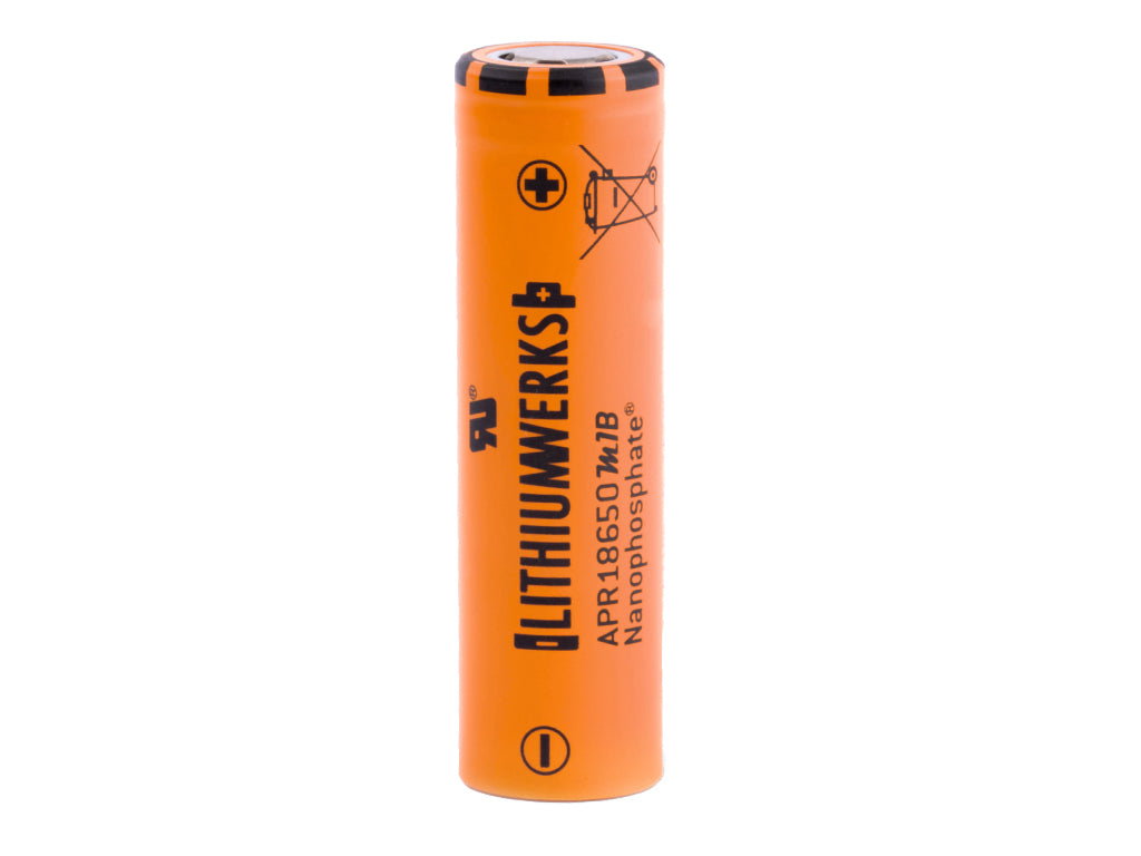 Lithium Werks APR18650M1B 1100mAh 3,2V - 3,3V LiFePo4 Akku