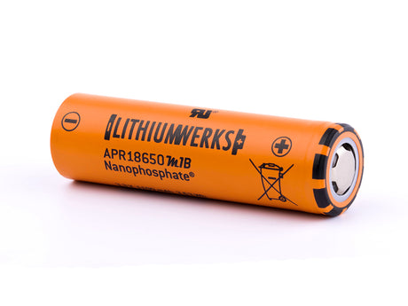 Lithium Werks APR18650M1B 1100mAh 3,2V - 3,3V LiFePo4 Akku