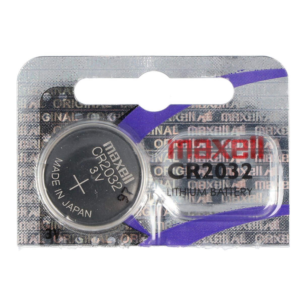 Maxell CR2032 Lithium Batterie vom Markenhersteller