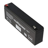 Multipower MP2.3-12 Blei Akku, 4,8mm Faston Stecker