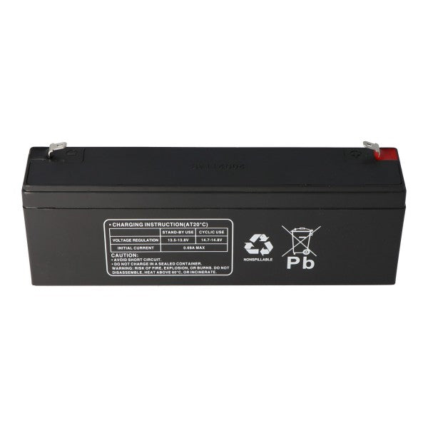 Multipower MP2.3-12 Blei Akku, 4,8mm Faston Stecker