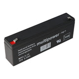 Multipower MP2.3-12 Blei Akku, 4,8mm Faston Stecker