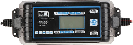 MW Power Ladegerät 12V 1A/4A/8A 24V 1A/4A
