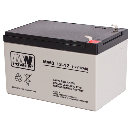 MW Power VRLA-AGM-Batterie 12V/12Ah