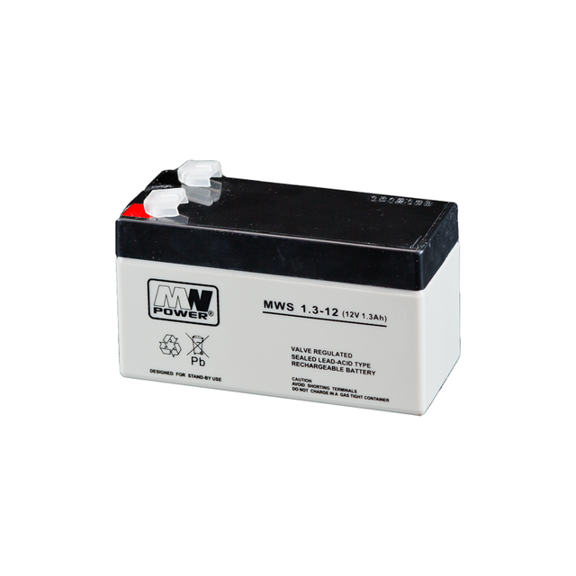 MW Power VRLA-AGM-Batterie 12 V/1,3 Ah