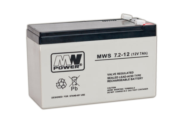 MW Power VRLA-AGM-Batterie 12 V/7,2 Ah