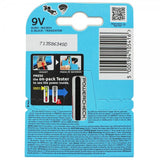Ultra Power Alkaline 9V Batterien ideal für Rauchmelder, Rauchwarnmelder und AccuCell EnergyTest ( 33 St.)