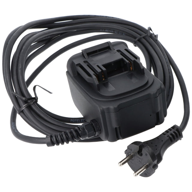 Mainsconnector das Schaltnetzteil 18V kompatibel für Makita Makstar BL1830, BL1850, Kabel seitlich ausgehend