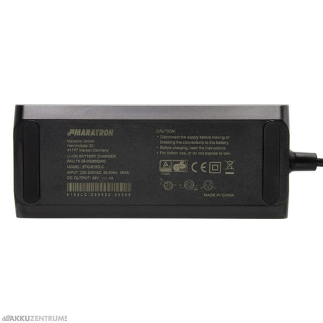 Maratron E-Bike Ladegerät 36V 4A für Qwic Premium Q Akkus