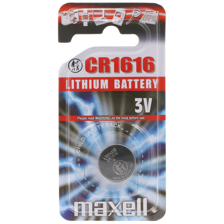 Maxell CR1616 Lithium Batterie IEC CR1616 mit 3 Volt und 55mAh