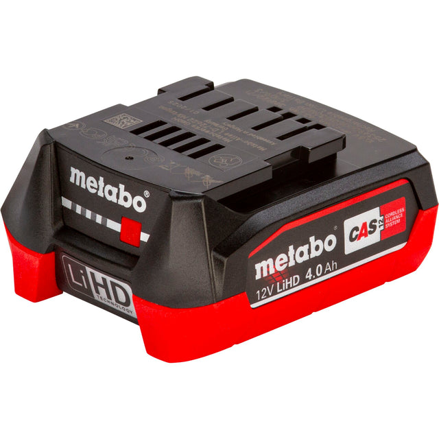 Metabo 12 V 4,0 Ah LiHD Akku-Pack – Kompakter Hochleistungsakku für Elektrowerkzeuge
