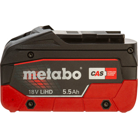 Metabo 18 V 5,5 Ah LiHD Akku-Pack – Hochleistungsakku für professionelle Anwendungen