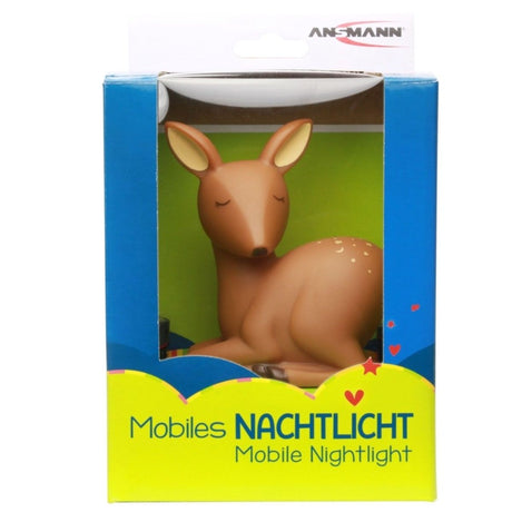 Ansmann Mobiles Nachtlicht Reh Mobile, die LED-LICHT Einschlafhilfe für Kinder als Reh-Figur