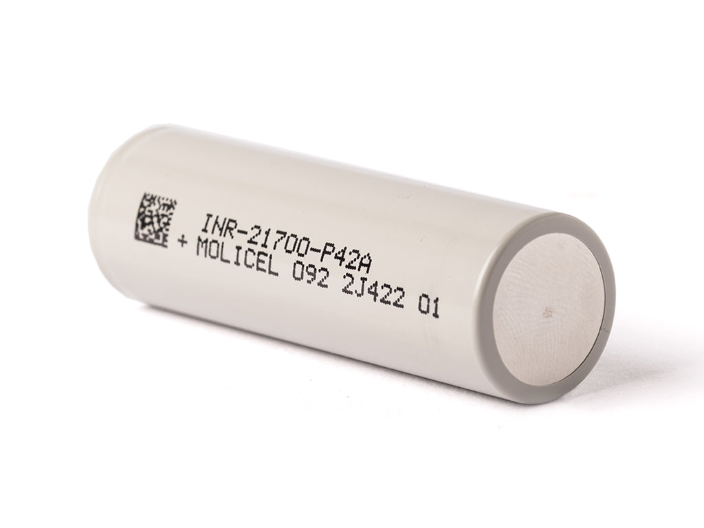 Molicel INR21700-P42A, 4200mAh 30A bis max. 45A Li-Ionen-Akku, 3,6V - 3,7V