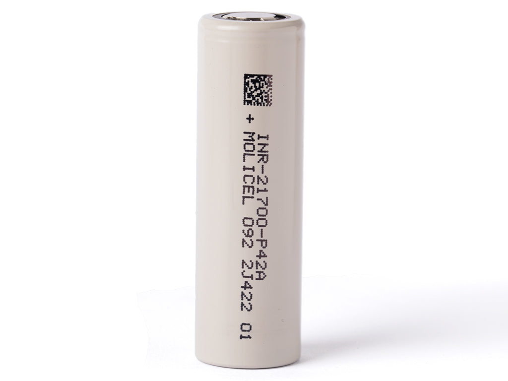 Molicel INR21700-P42A, 4200mAh 30A bis max. 45A Li-Ionen-Akku, 3,6V - 3,7V